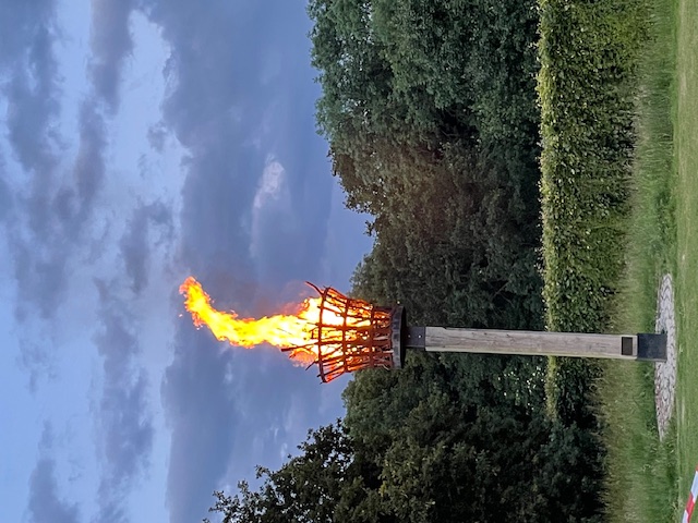 Beacon Brazier alight